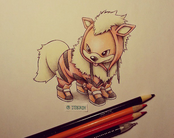 Pokémon: Growlithe (Evolução Arcanine)